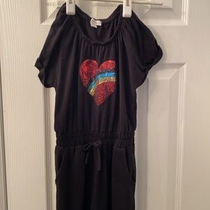 Flapdoodles little girls romper